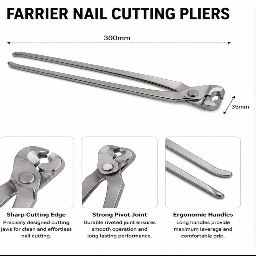 Professional Farrier Nail Cutting Pliers (300mm)
