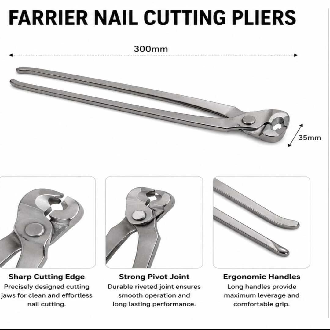 Professional Farrier Nail Cutting Pliers (300mm)