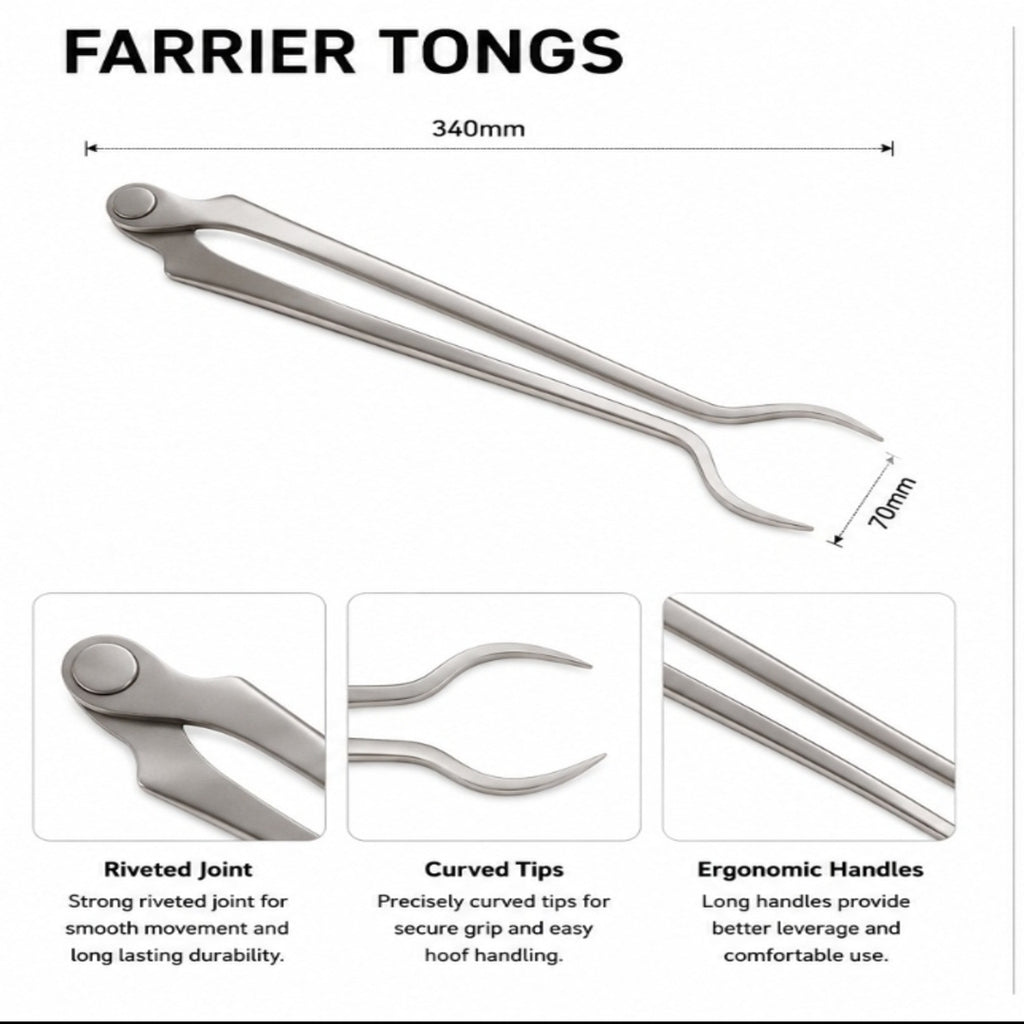 Professional Farrier Tongs (340mm)
