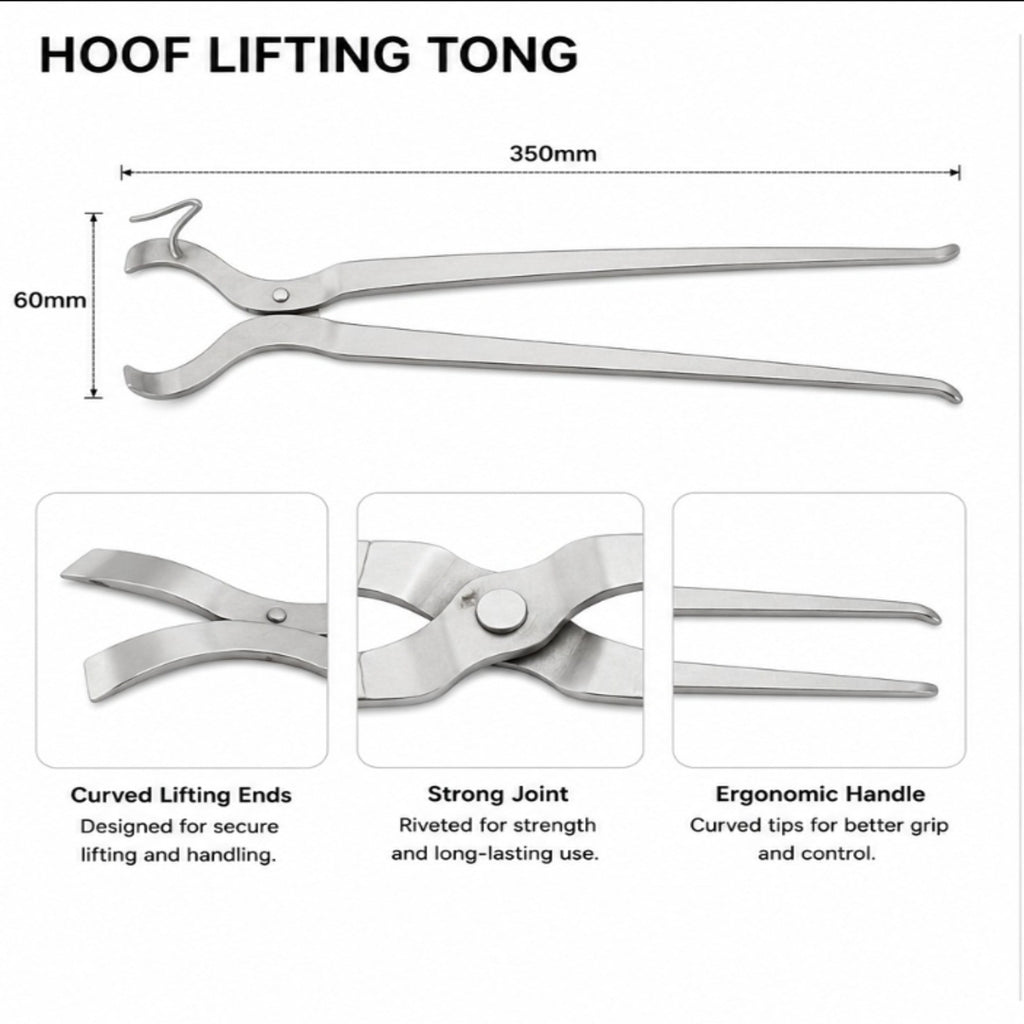 Professional Farrier Hoof Lifting Tong (350mm)