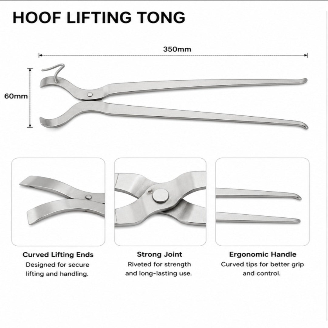 Professional Farrier Hoof Lifting Tong (350mm)