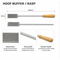 Premium Farrier Hoof Buffer & Rasp (350mm)