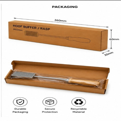 Premium Farrier Hoof Buffer & Rasp (350mm)