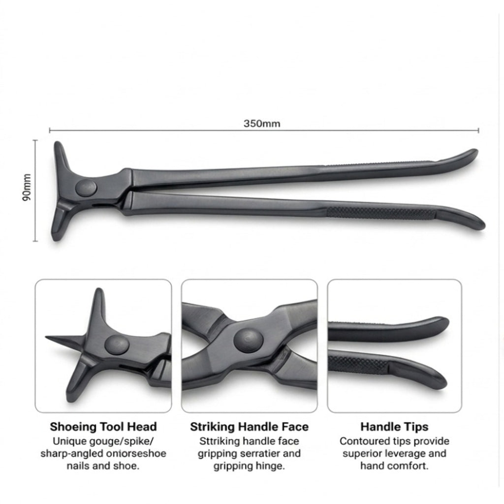 Professional Multi-Function Farrier Shoeing Tool (350mm)