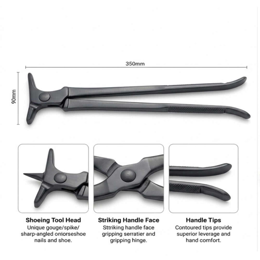 Professional Multi-Function Farrier Shoeing Tool (350mm)