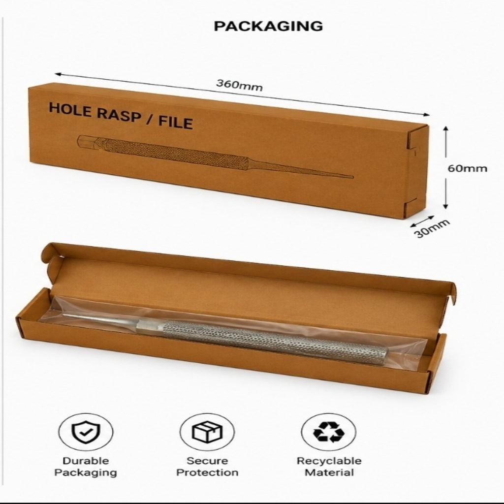 Professional Hole Rasp & File – 150mm Tapered Precision Tool