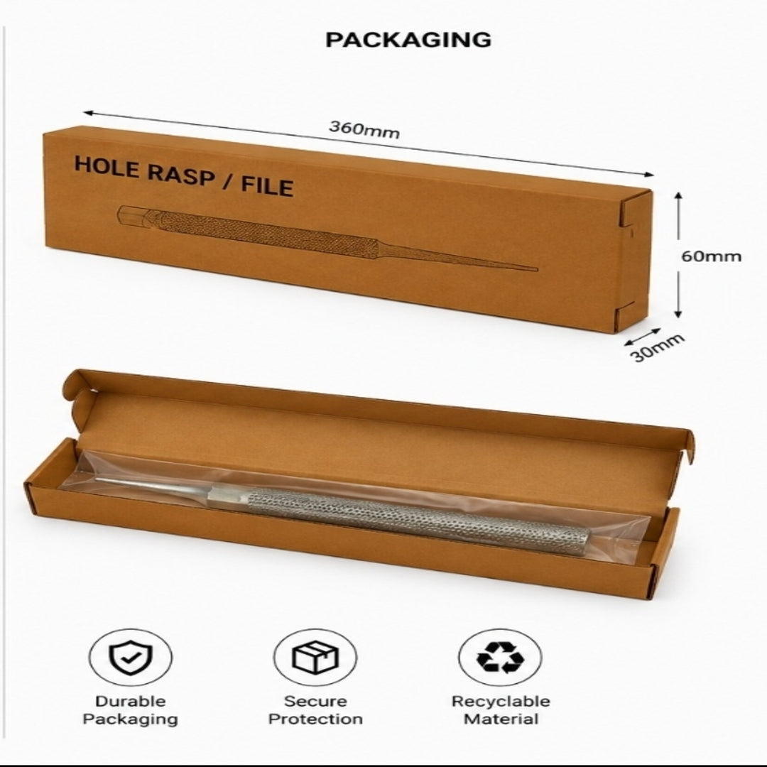 Professional Hole Rasp & File – 150mm Tapered Precision Tool
