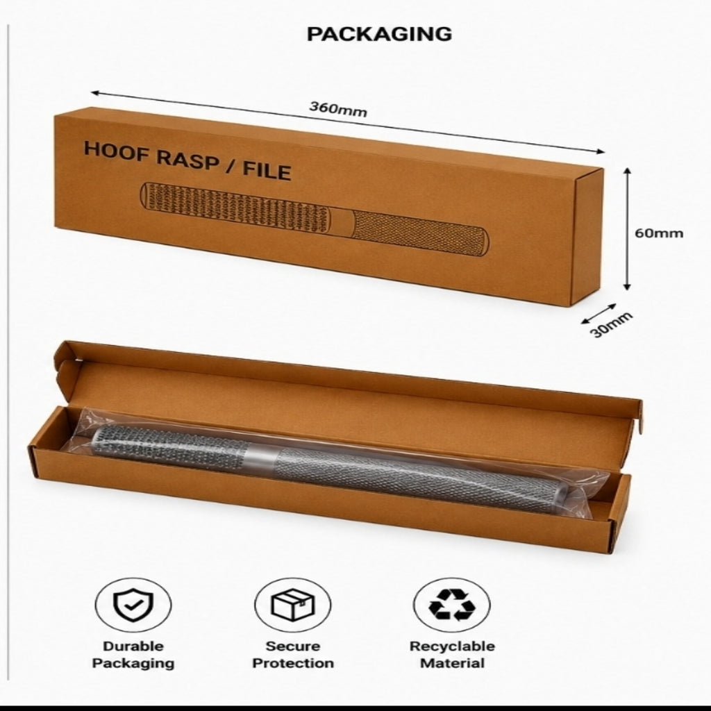 Professional Hoof Rasp & File – 150mm Durable Steel Shaping Tool