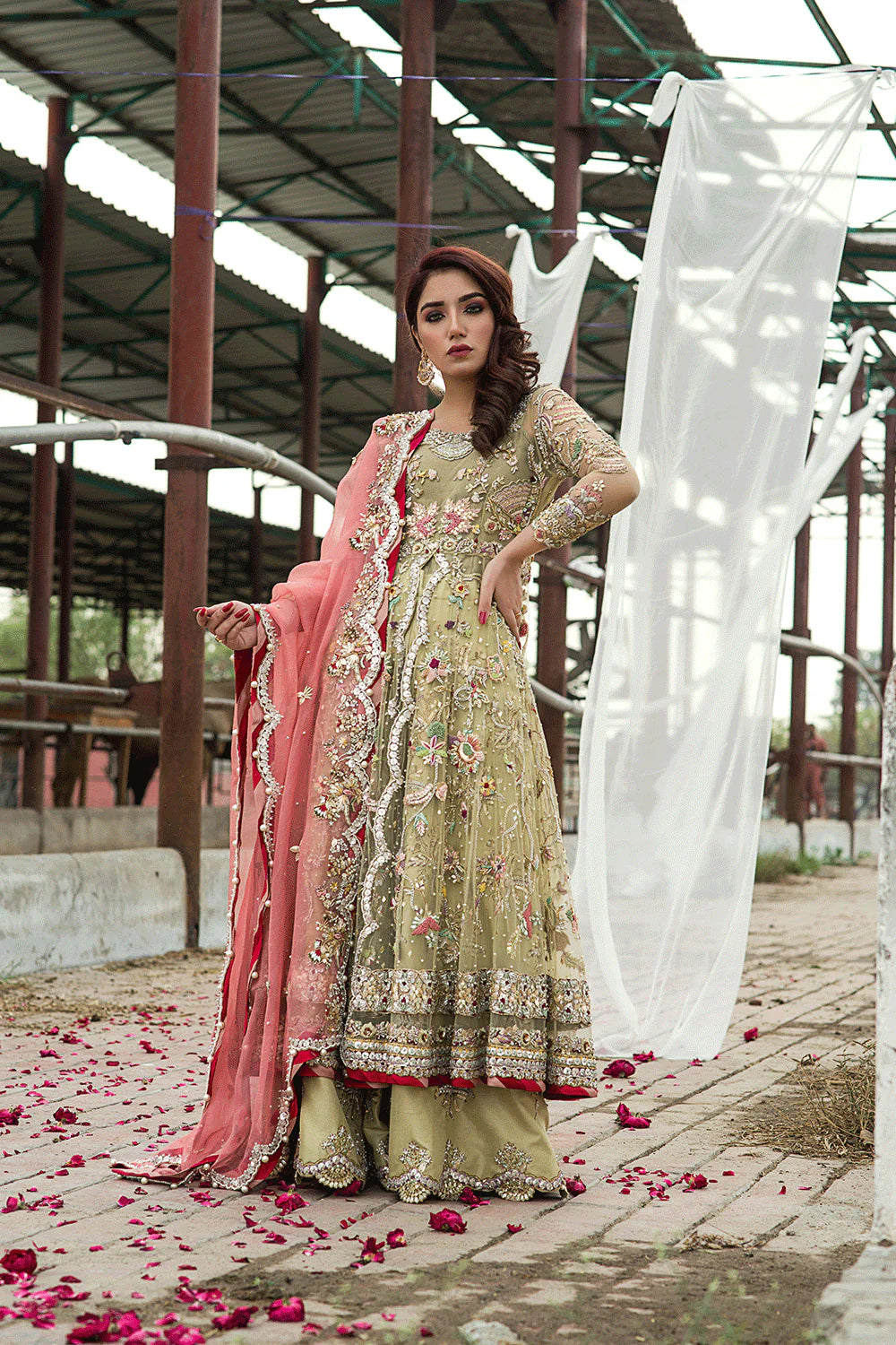 Dusty Rose Lehenga Set